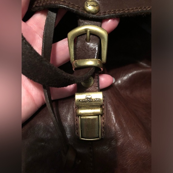 NWT Campomaggi backpack w/studs-dark brown - Picture 16 of 16